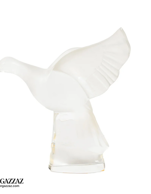 Load image into Gallery viewer, Lalique Crystal Figure, Charis, Perched Dove
