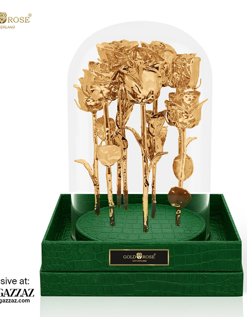 Load image into Gallery viewer, IMPERIAL GRANDIOSE "24K GOLD, EMERALD CROCO"
