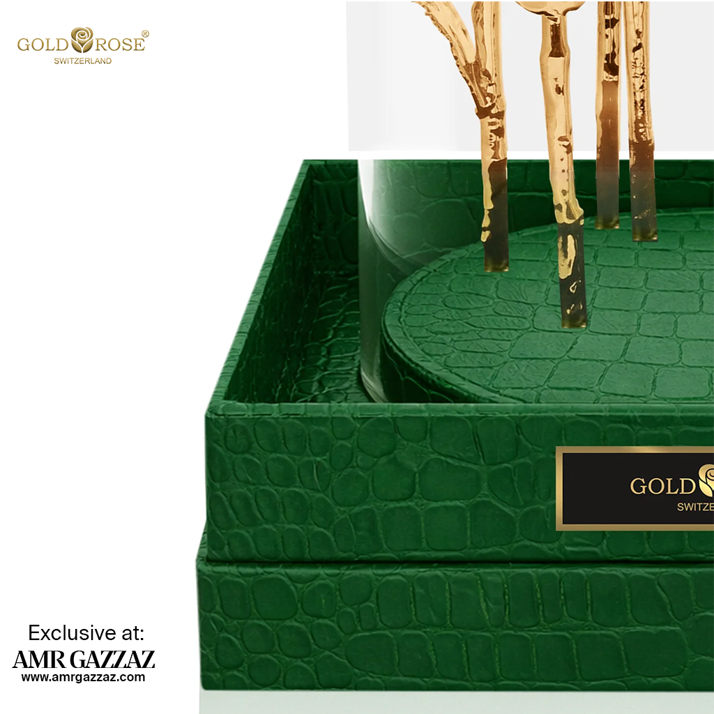 IMPERIAL GRANDIOSE "24K GOLD, EMERALD CROCO"