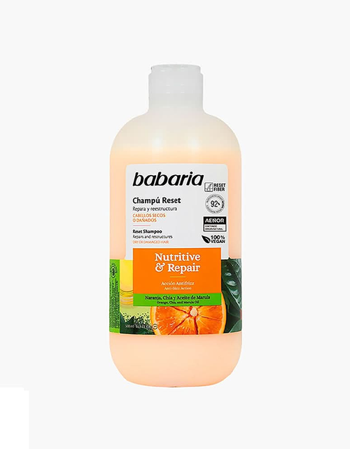 Load image into Gallery viewer, Babaria Reset shampoo nutrive &amp; repair 500ml
