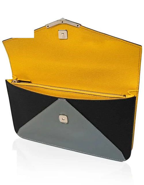 Load image into Gallery viewer, Fendi Tricolor Leather Envelope Clutch

