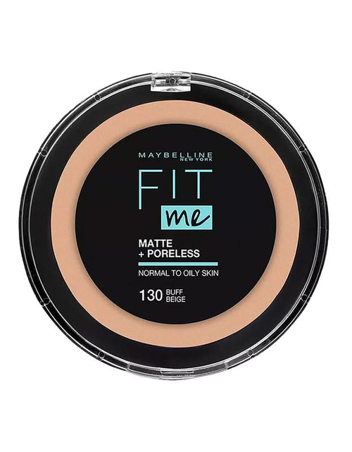 تحميل الصورة إلى عارض المعرض، Maybelline Fit Me Matte + Poreless Powder 130 Buff Beige
