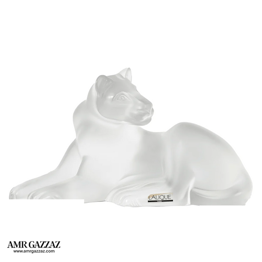 Lalique "Simba" Lioness Crystal Figure