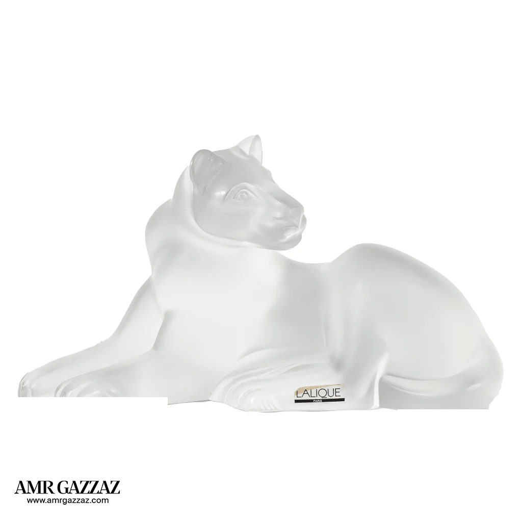 Lalique "Simba" Lioness Crystal Figure
