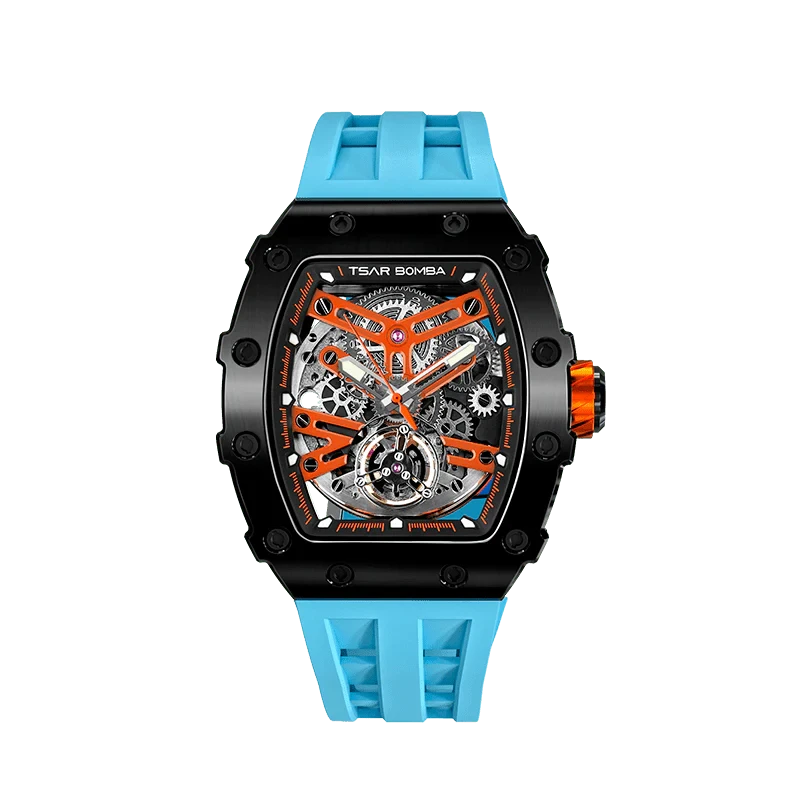 Elemental Series-Automatic Watch TB8208A Black Blue