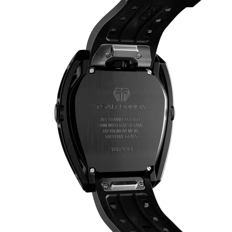 Reactor-Interchangeable Automatic Watch Carbon Fiber Black