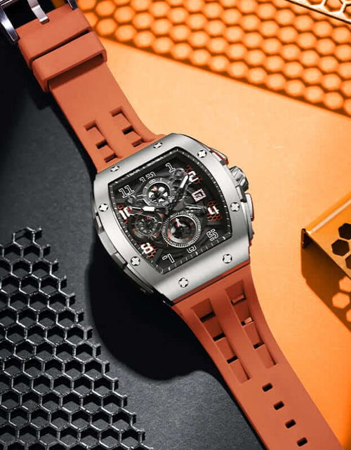 Load image into Gallery viewer, Elemental Series-Quartz Watch TB8211Q Silver Orange
