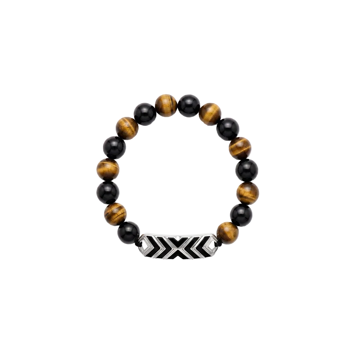 Vertu Cor Chain – Obsidian + Tiger's Eye