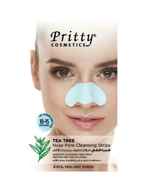 Load image into Gallery viewer, Pritty Nose Pore Strips | Tea Tree | 6 Pcs | Pack
