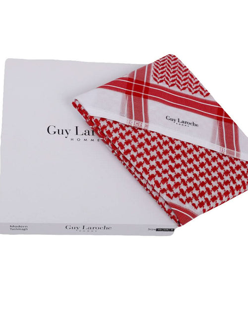 تحميل الصورة إلى عارض المعرض، G Laroche Red English Shemagh GB
