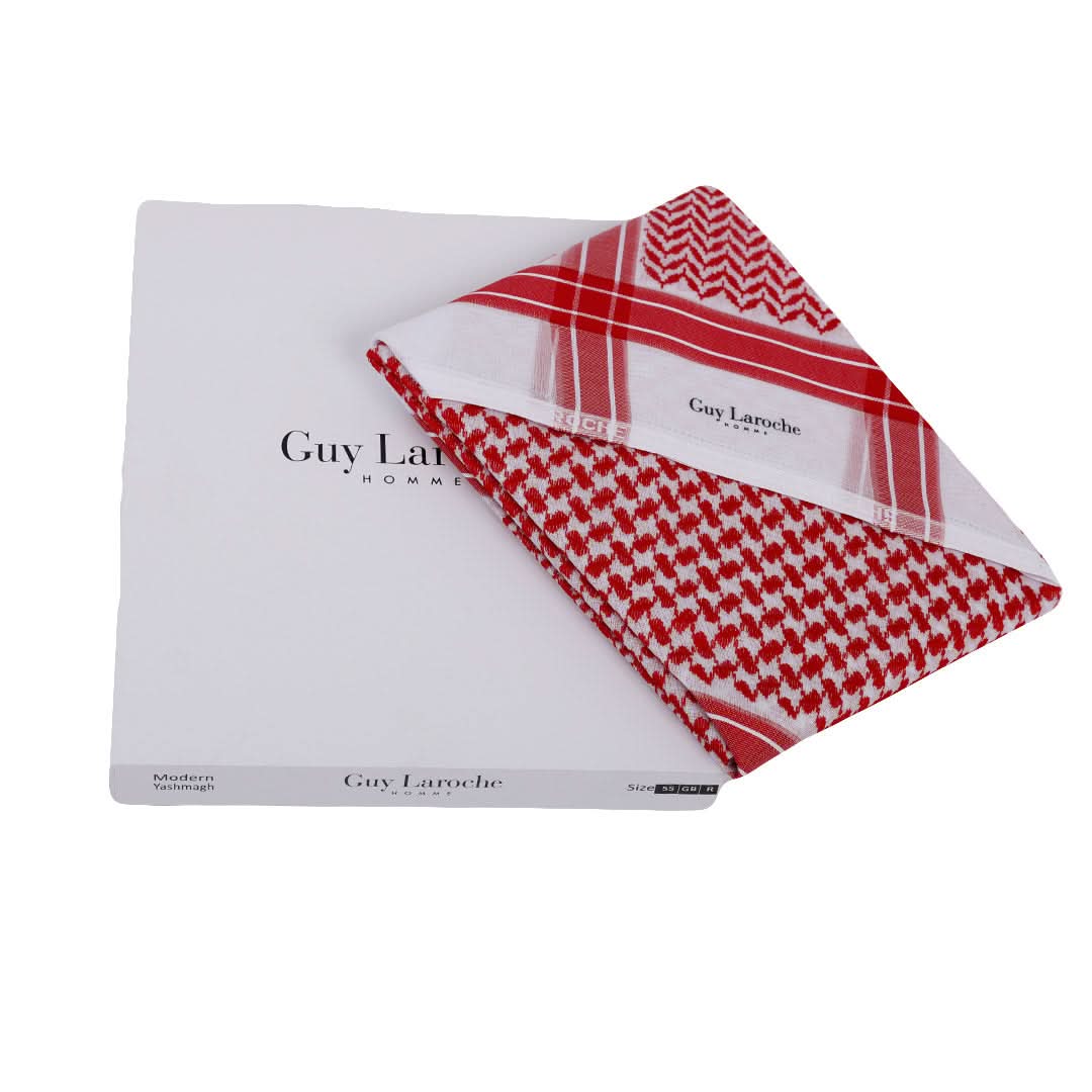 G Laroche Red English Shemagh GB