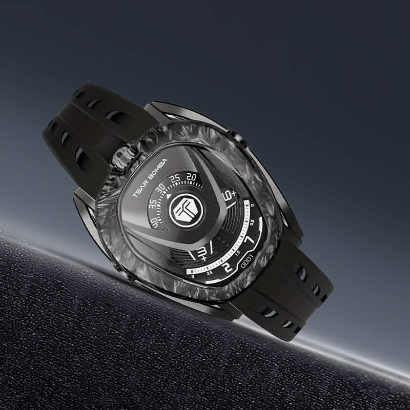 Reactor-Interchangeable Automatic Watch Carbon Fiber Black