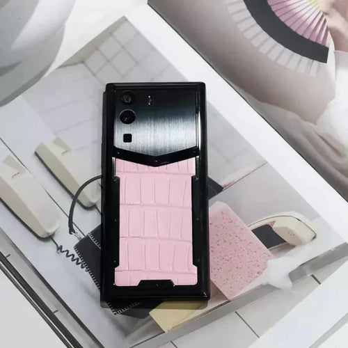 Load image into Gallery viewer, METAVERTU ALLIGATOR SKIN 5G WEB3 PHONE – SAKURA PINK
