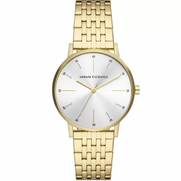 Armani Exchange Lola ladies watch stainless steel gold