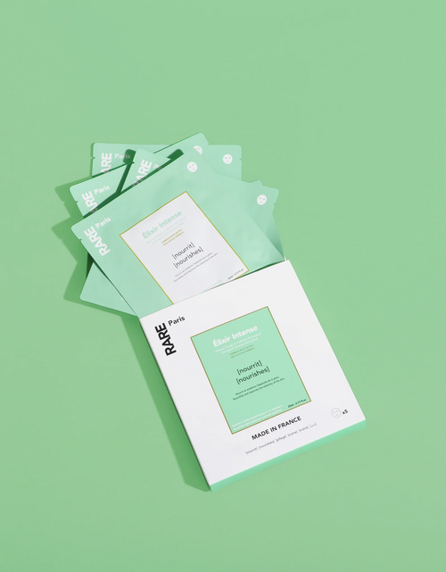 Load image into Gallery viewer, Elixir Intense Nourishing Face Mask – Box of 5 5 sheet masks (23 mL each)
