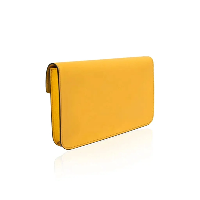 Fendi Tricolor Leather Envelope Clutch
