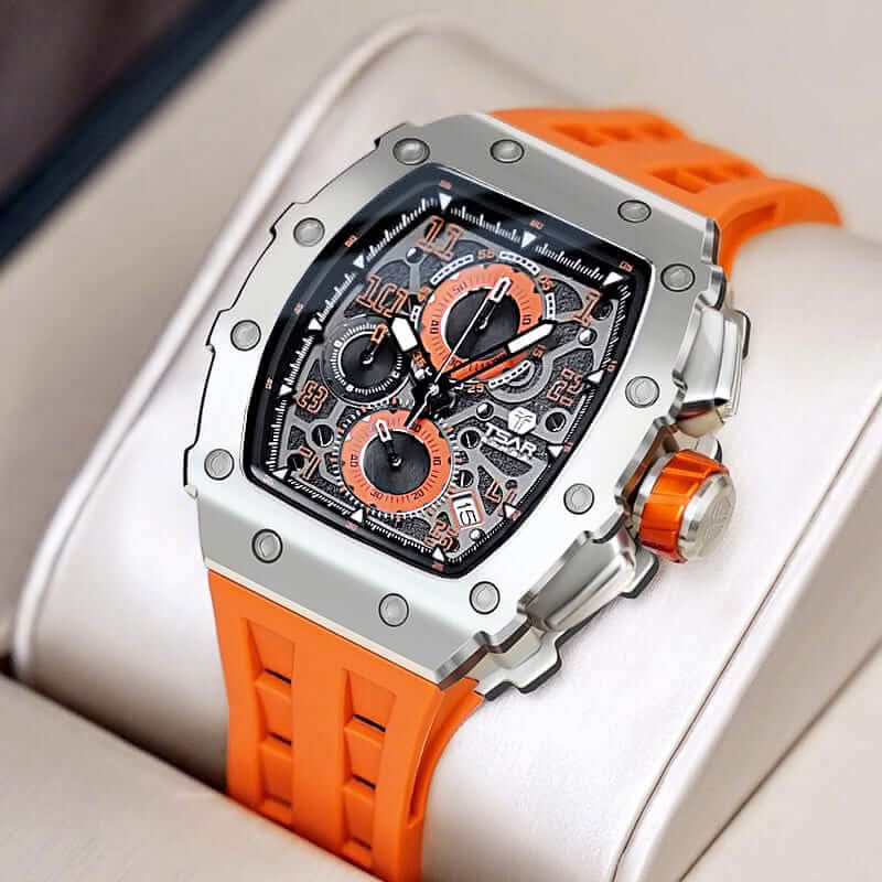 Elemental Series-Calendar Version TB8204Q Silver Orange