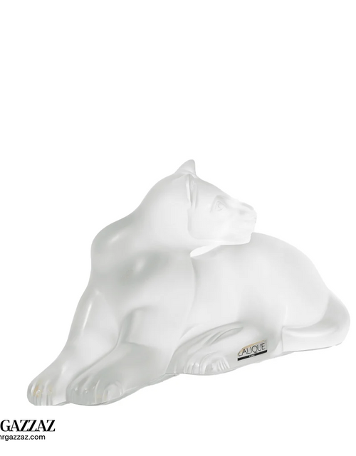 Load image into Gallery viewer, Lalique "Simba" Lioness Crystal Figure
