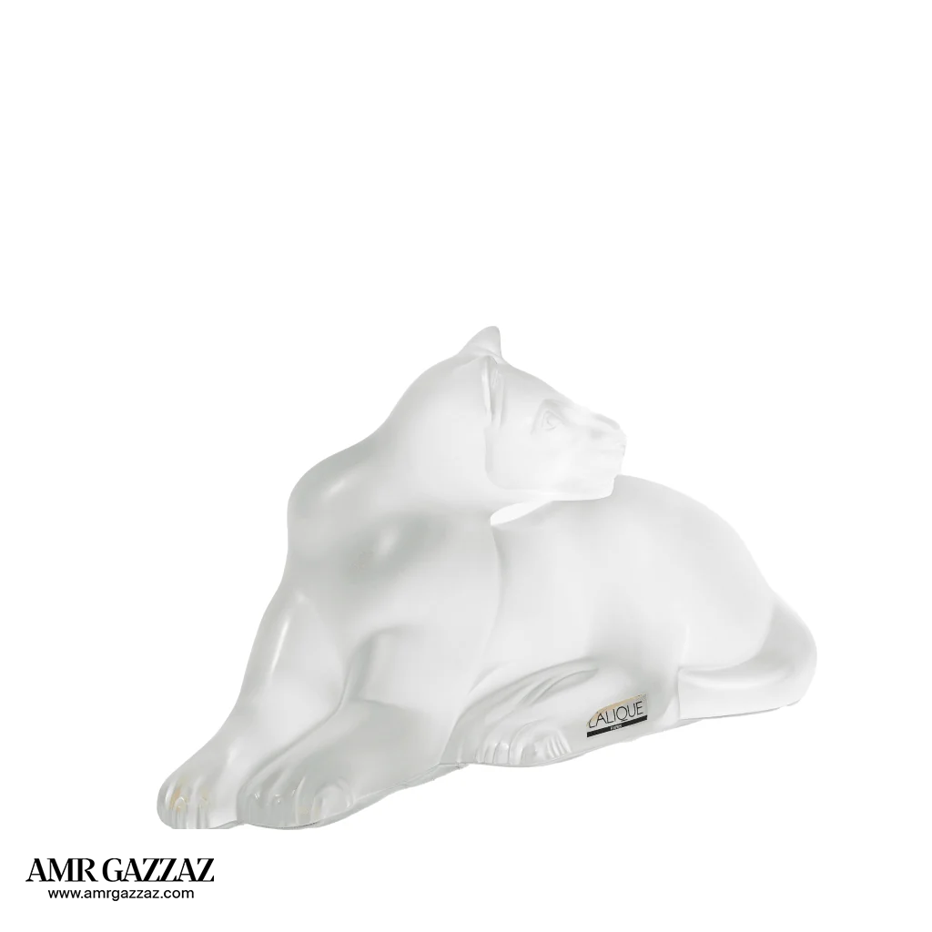 Lalique "Simba" Lioness Crystal Figure