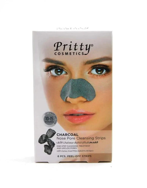 Load image into Gallery viewer, Pritty Nose Pore Strips | Charcoal - 6 Pcs / Pack
