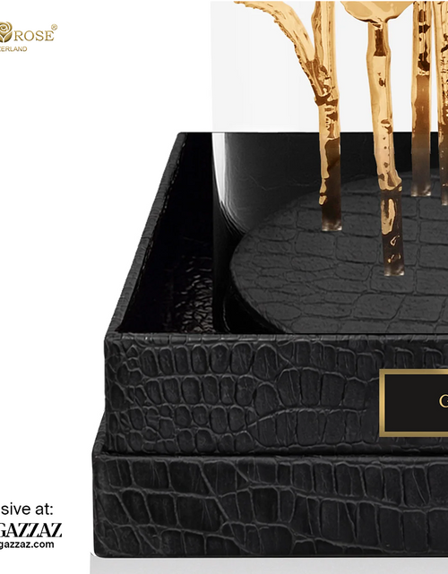 Load image into Gallery viewer, IMPERIAL GRANDIOSE "24K GOLD, NOIR CROCO"
