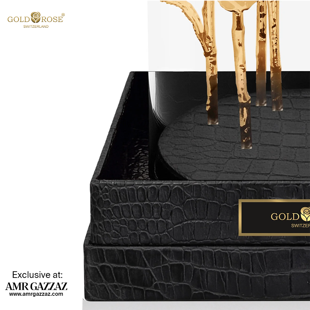 IMPERIAL GRANDIOSE "24K GOLD, NOIR CROCO"