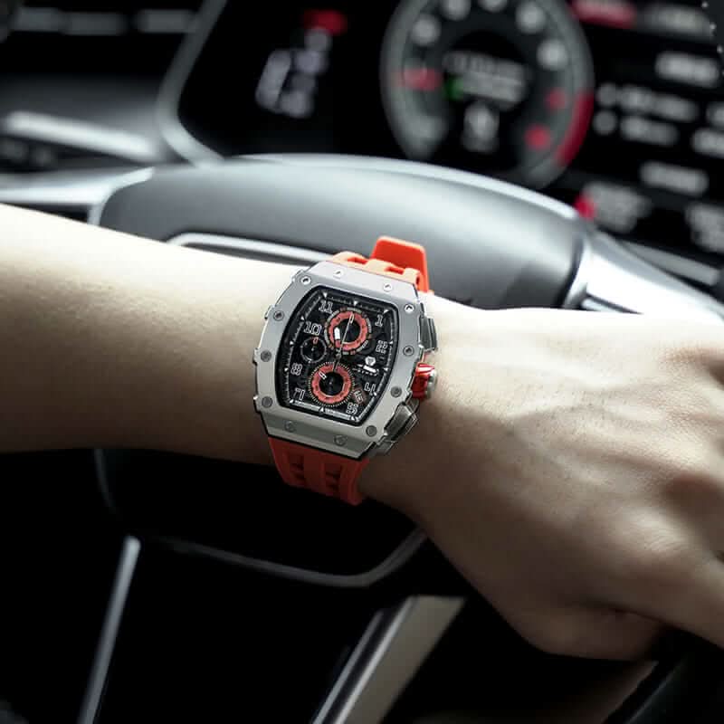 Elemental Series-Calendar Version TB8204Q Silver Orange