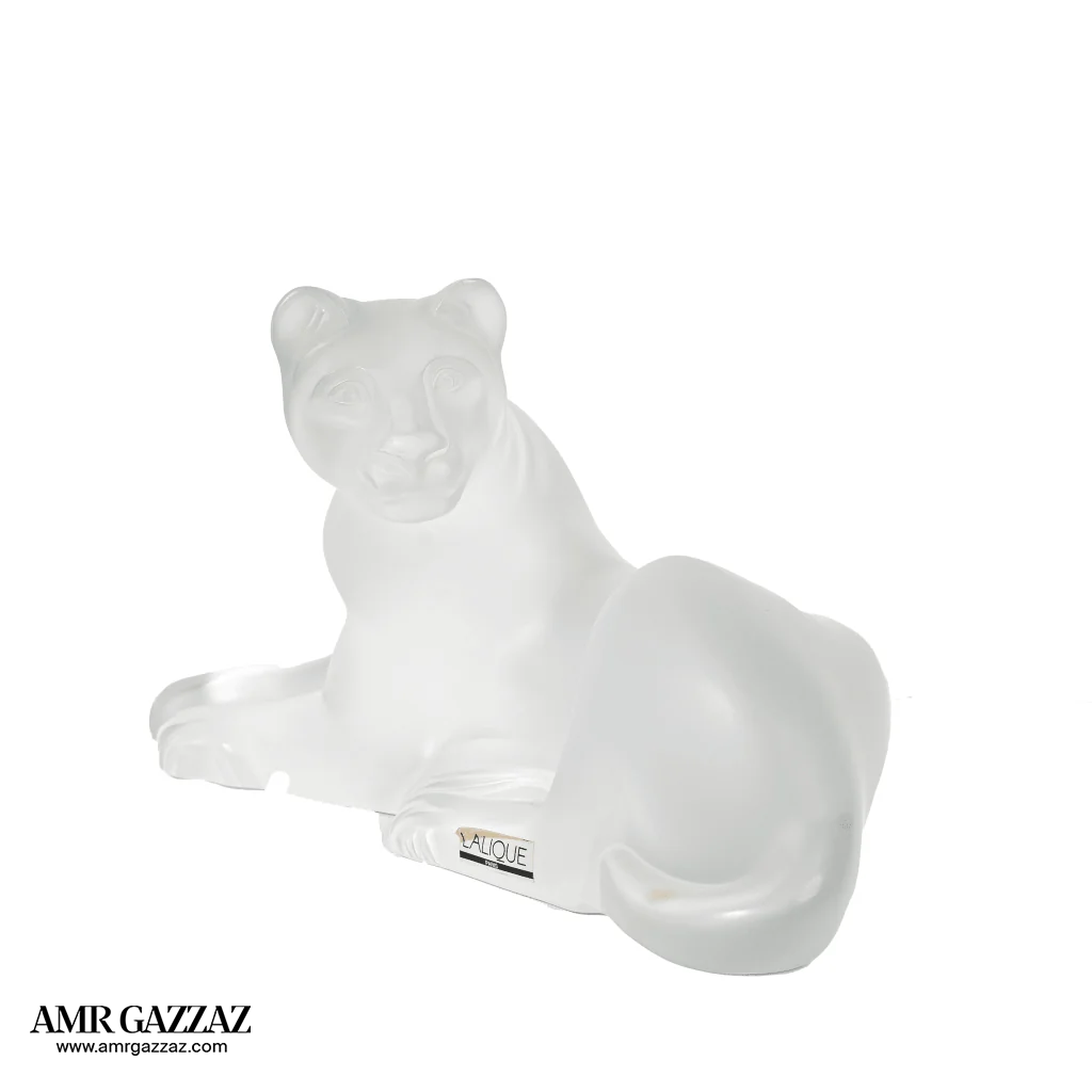 Lalique "Simba" Lioness Crystal Figure