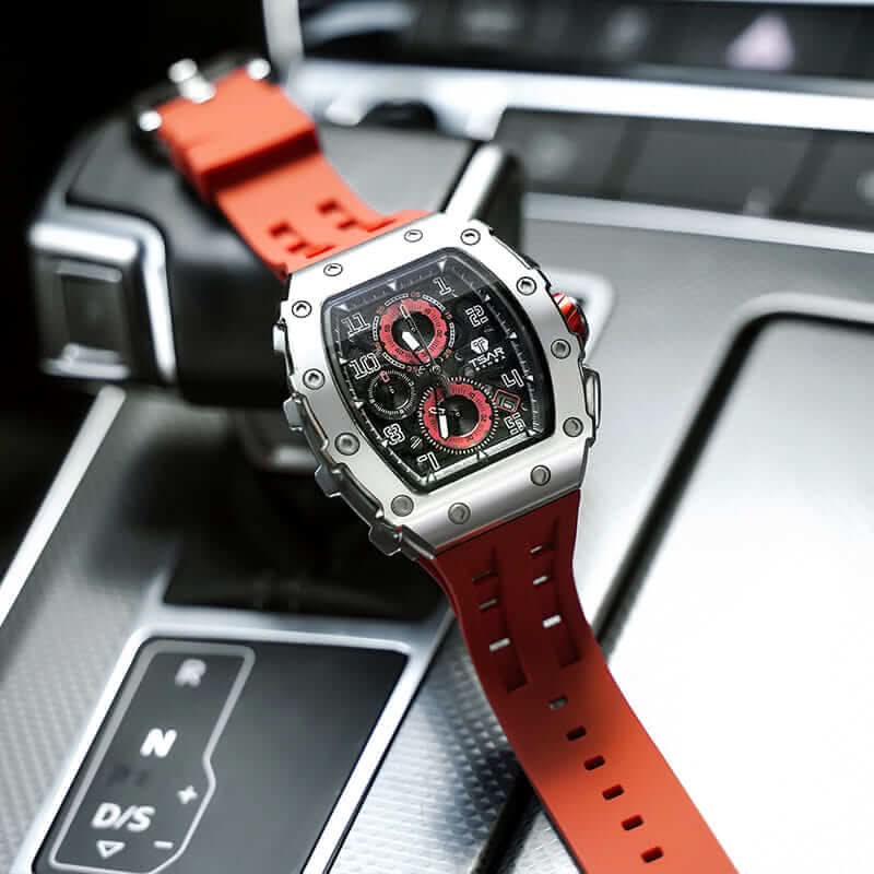 Elemental Series-Calendar Version TB8204Q Silver Orange