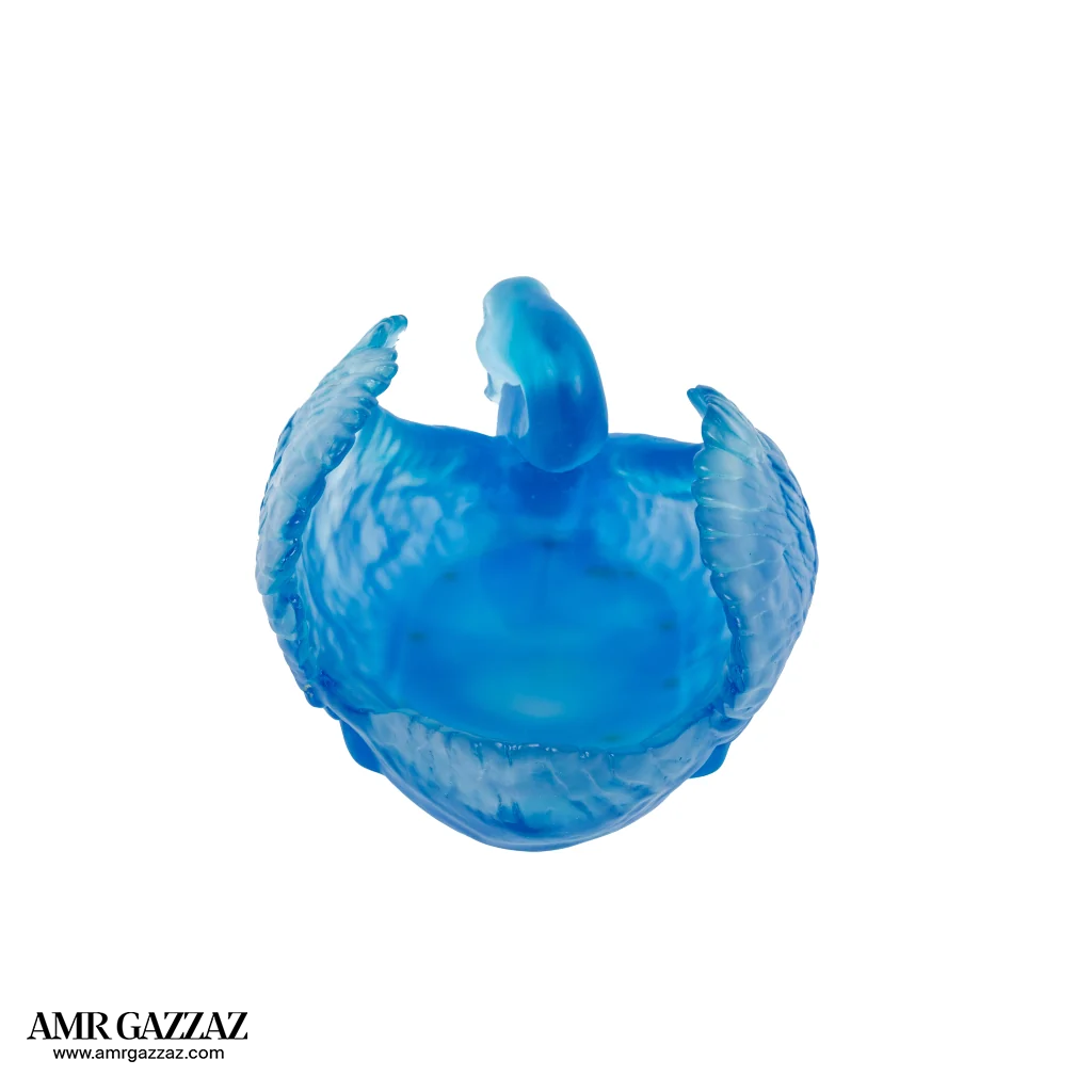 A PATE-DE-VERRE GRAND DUCK