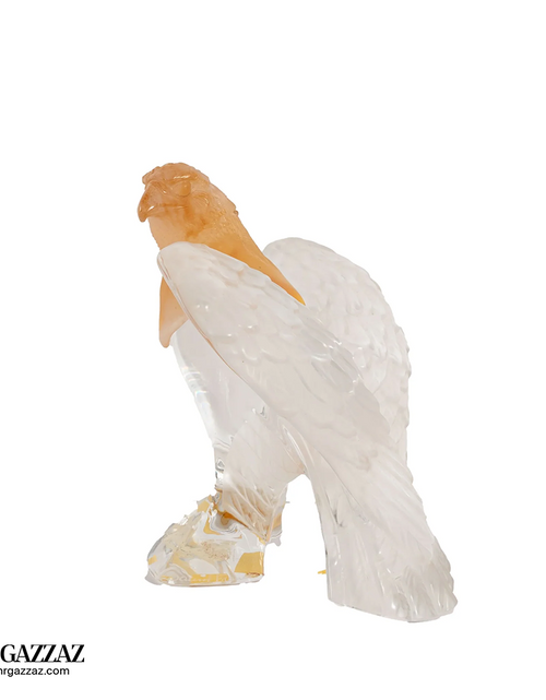 Load image into Gallery viewer, DAUM CRYSTAL EAGLE SCULPTURE FRANCE

