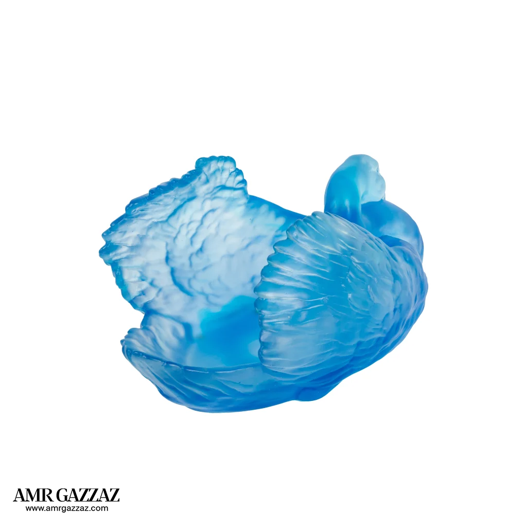 A PATE-DE-VERRE GRAND DUCK