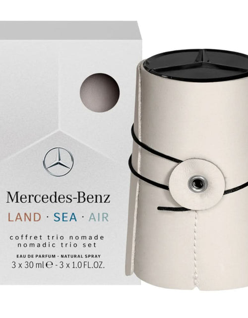 تحميل الصورة إلى عارض المعرض، مجموعة هدايا مرسيدس بنز Lsa Multiline Trio Nomade (30 مل لاند + 30 مل سي + 30 مل إير) للجنسين
