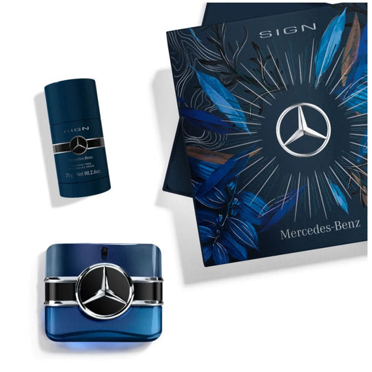 مجموعة هدايا مرسيدس بنز ساين (عطر ١٠٠ مل + مزيل عرق ٧٥ غرام) للنساء