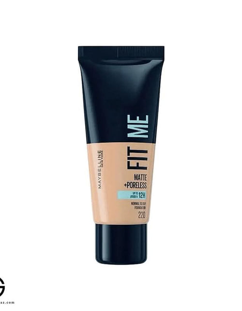 تحميل الصورة إلى عارض المعرض، Maybelline Fit Me Matte + Poreless Foundation 220 Natural Beige
