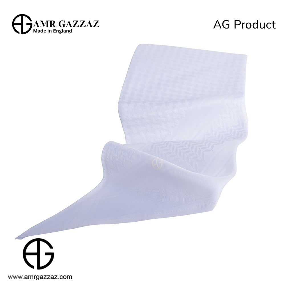 Amr Gazzaz English Shemagh classic white new 2026