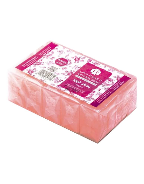 Load image into Gallery viewer, Natural Soap With Rose Scent 100g X 5Pieces
