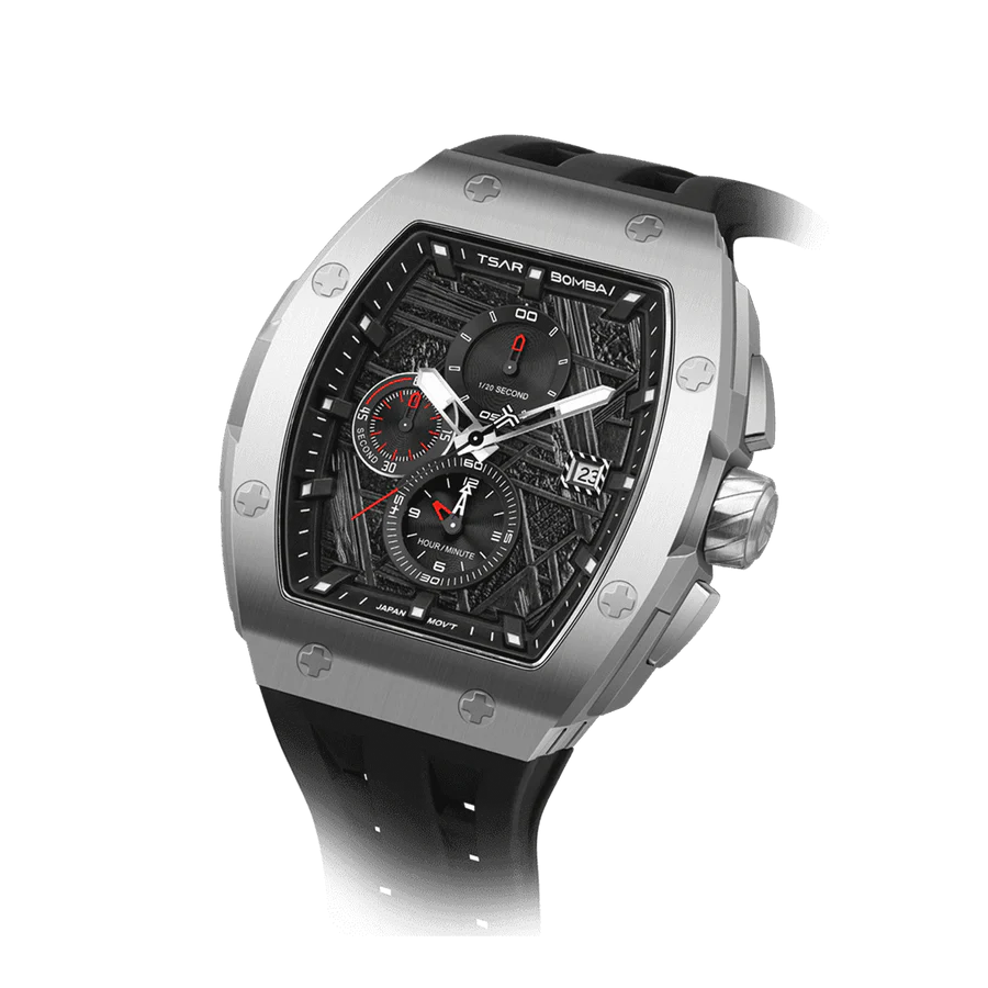 ساعة Elemental Series-Quarter TB8211Q باللون الأزرق الفضي