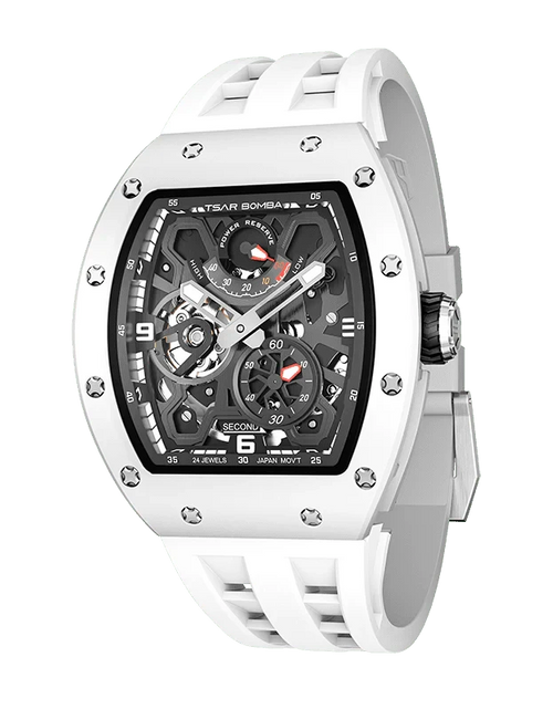 Load image into Gallery viewer, Elemental Series-Automatic Watch TB8212 Ceramic White

