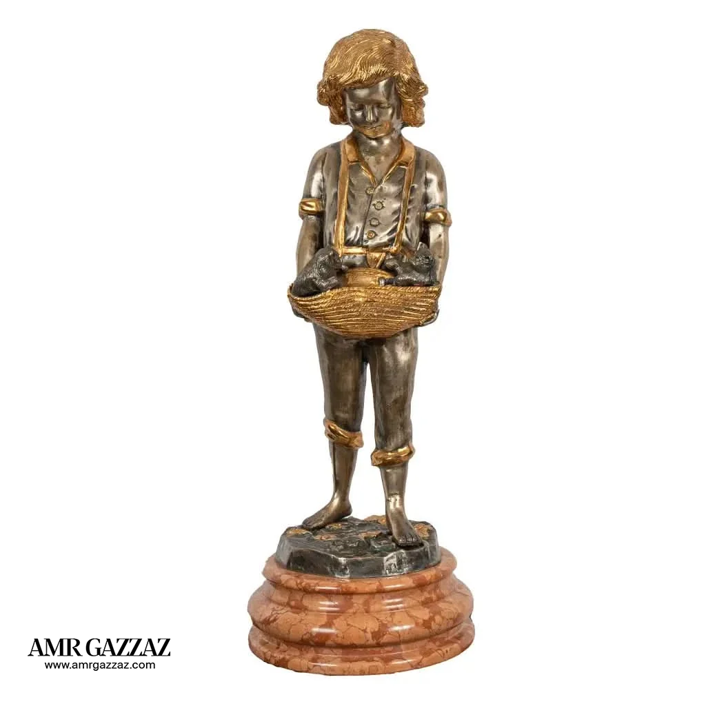 Bronzeus Lady boy  Italy Vintage stat