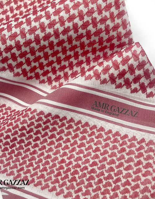 تحميل الصورة إلى عارض المعرض، عمرو قزاز شماغ إنجليزي السنبلة
