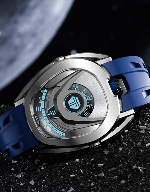 Load image into Gallery viewer, Reactor-Interchangeable Automatic Watch Silver Blue
