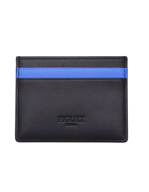 Load image into Gallery viewer, Piguet Océan Bleu Leather Card Holder
