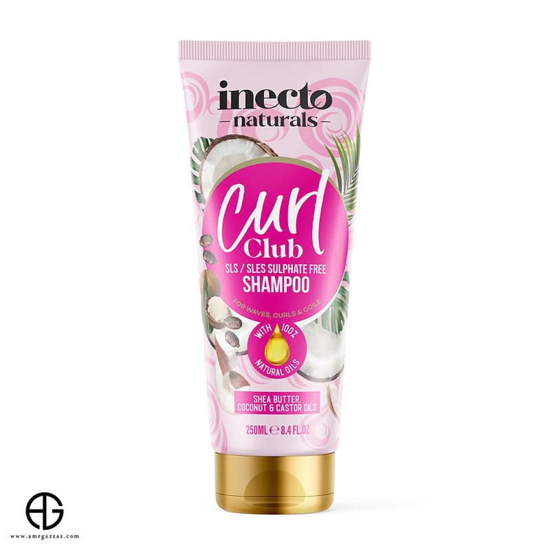 Inecto Naturals Curl Club SLS/SLES Sulphate Free Shampoo 250ml