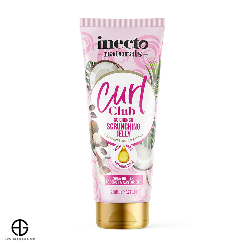 Inecto Naturals Curl Club No Crunch Scrunching Jelly 200ml