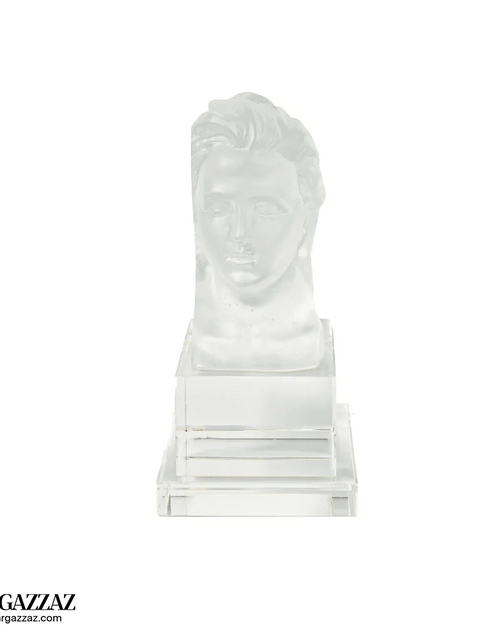 Load image into Gallery viewer, A PATE-DE-VERRE DOUBLE FACE GLASS SCULPTURE
