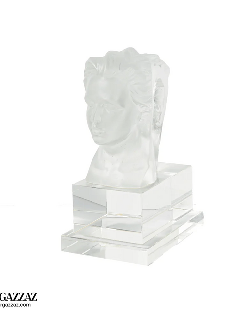 Load image into Gallery viewer, A PATE-DE-VERRE DOUBLE FACE GLASS SCULPTURE

