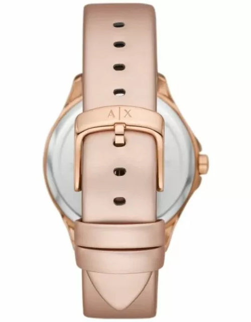 تحميل الصورة إلى عارض المعرض، Armani Exchange Analog Rose Gold Dial Women Watch
