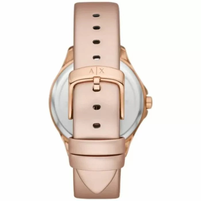 Armani Exchange Analog Rose Gold Dial Women Watch