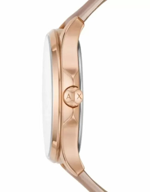 تحميل الصورة إلى عارض المعرض، Armani Exchange Analog Rose Gold Dial Women Watch
